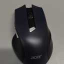 acer Wireless Mouse for Laptop, 2.4GHz Computer Mouse 3 Adjustable DPI Office Cordless USB Mice with USBA Receiver, 6 Buttons, 1600 DPI, Medium to Large Sized Hands Compatible with PC, Laptop, Desktop (Black)