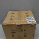 3-Light Farmhouse Black Chandelier for Dining Room Lighting Fixtures, 12.6'' Rustic Drum Ceiling Hanging Pendant Light for Foyer Entryway Kitchen Bedroom, Black with Wood-Grain Metal Interior