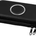 PSP Carring Case Portable Travel Pouch Cover Zipper Bag Compatible for Sony PSP 1000 2000 3000 Game Console (Black)