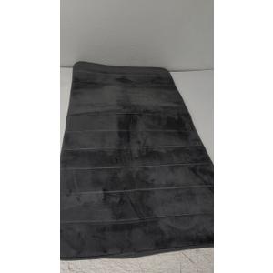 SDCJLEMAXGT Super Absorbent Bathroom Carpets Rugs, Soft Memory Foam Floor Bedroom Toilet Floor Shower Rug, Home Decor Machine Washable, Multiple Colours(Black, 25"x45")