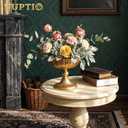 NUPTIO Gold Compote Vase for Centerpiece, 8.15" Tall, 8 Pcs