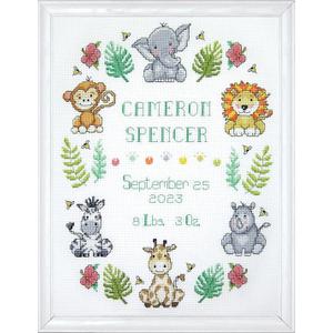 Design Works Crafts in The Jungle Counted Cross Stitch Kit