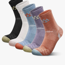 innotree Merino Wool Hiking Socks for Women Quarter Ankle Thermal Cushion Moisture Wicking Socks,5 Pairs M
