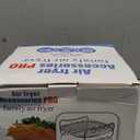 Square Air Fryer Accessories, 8 Inch XL Deep Fryer Accessories Compatible with Philips Cosori Ninja Gowise Gourmia Chefman Comfee Air Fryer, Fit 3.6QT-6.8QT Square Air Fryer