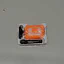 RFUNGUANGO for AirPods Pro 3 Case, Compatible with AirPods Pro 3 Generation Case (2025), Compatible with MagSafe, Magnetic Automatic Lock with Cleaner Kit and Keychain, Front LED Visible, Orange