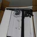 2-Tier TV Tray with Wheels, Adjustable Height & Angle, Wooden Side Table for Sofa  360 Swivel C-Shaped End Table for Meals, Coffee, Snacks, Books & Tablets  Rustic Brown