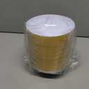 50 Pcs 12 oz White Plastic Bowls Bulk Disposable Bowls with Gold Rim Plastic Serving Tableware Birthday Party Supplies for Wedding Chips Salad Dessert Ice Cream Candy Plates Catering