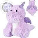Heatable & Coolable Dragon Plush, Microwavable Heating Pad Stuffed Animal for Soothing & Relaxation, Dragon Gifts for Kids, Cute Plush Toys