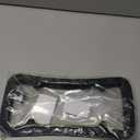 AR-PRO Ultimate License Plate Bumper Guard with Mounting Hardware - 1" Thick Rubber License Plate Frame Protects Bumper from Scratches and Dents - Universal Fit for Cars, Trucks, SUVs, and Vans