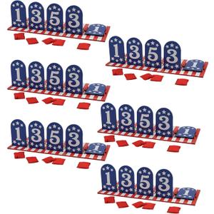 Fun Express Patriotic Bean Bag Toss Game - 6 Pc