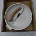 CAROTE Non Stick Frying Pans,Nonstick Granite Fry Pan Egg Pan Omelet Pans, Stone Cookware Chef's Pan, PFOA Free,(White Granite, 8-Inch)