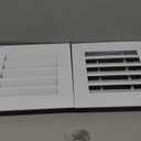 Gisafai 2 Pcs 10" x 10" Gable Vent Aluminum Alloy Wall Vents Shed Attic Vent with Screen Return Air Grill with Screws, for Ventilation Exterior Doors Wall House (White)