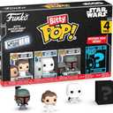 Funko Pop Bitty: Star Wars - Princess Leia, Snowtrooper, Boba Fett & Mystery Chase Figure - (Styles May Vary) and A Surprise Mystery Mini Figure - 0.9 Inch (2.2 Cm) Collectable - Gift Idea