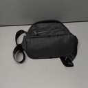 Women's Elegant Solid Color Shoulder Bag Fashionable Zipper Crossbody Bags Soft Top Handle Handbag Purse (Black Plaid)