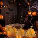 DR.DUDU 35" Animated Witches Broom Halloween Decor Magic Witch Broomstick | Moving, Sound/Touch Activated, Light up, Spooky Sounds, Dancing, for Indoor & Outdoor Porch Room, Halloween Party Decorations