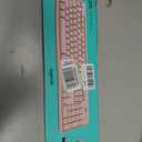 Logitech MK270 Wireless Keyboard and Mouse Combo for Windows, 2.4 GHz Wireless, Compact Mouse, 8 Multimedia and Shortcut Keys, 2-Year Battery Life, for PC, Laptop - Rose