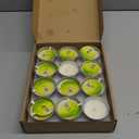 12 Pack Citronella Candles - Garden Citronella Scented Candles Outdoors, 120-180 Hours Burning, Natural Soy Wax, Portable Jar Candle Gift Sets for Home Patio Yard Indoors, Balcony, Camping