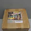 15 Wall Pergola Kits - Stainless Steel 15 Degrees Wall Mounts for 4x4 Posts(Actual 3.5" X 3.5"), Angled Pergola Construction Bracket Kit(4-Way), Black