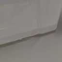 IRIS USA 12 L (13 QT) Plastic Storage Box with Lid and Latches - 1 Pack - BPA-Free, See-Through Organizing Solution, Durable Nestable Stackable Containers, Secure Pull Handle - Clear