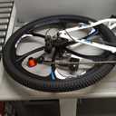 HILAND Mountain Bike, 3/6/Multi-Spokes, 18 Speeds Drivetrain, Aluminum Frame 26 Inch Wheels, Disc-Brake Bike for Men Women Men's MTB Bicycle (White)