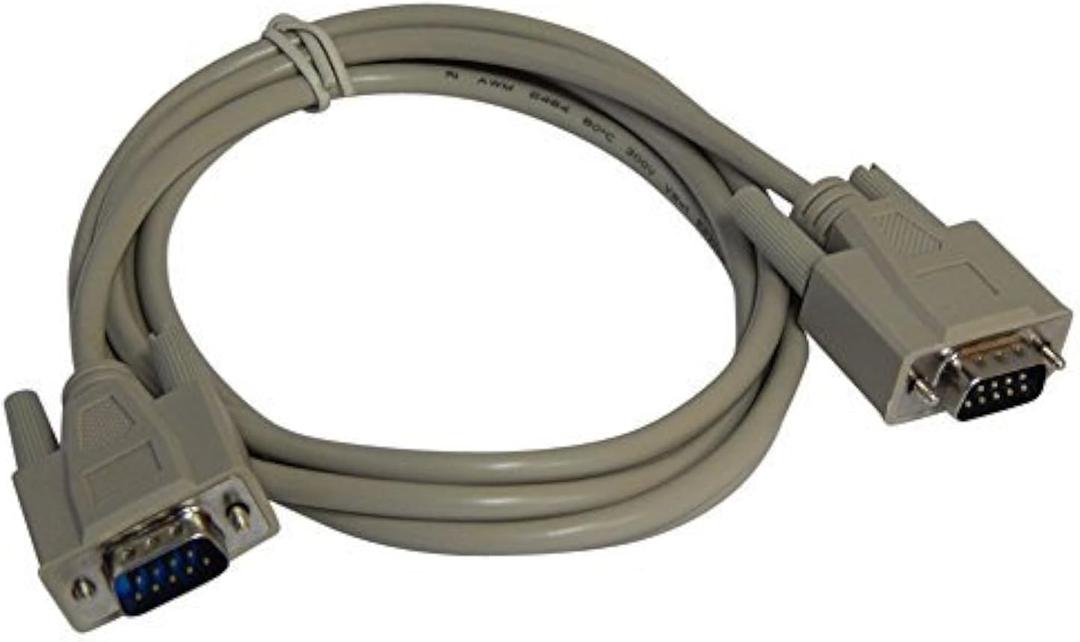 Your Cable Store 3 Foot DB9 9 Pin Serial Port Cable Male/Male RS232