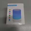 Night Light Bluetooth Speaker Wireless Portable Smart Touch Control Bedside Table Lamp with Colorful Led, Best Gift for Teens Kids Children Students Girlfriend Boyfriend Women Men