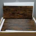 DINZI LVJ Storage Chest, Flip-Top Wooden Toy Box with 2 Safety Hinges, Retro Entryway Shoe Bench, Sturdy Large Storage Trunk for Living Room, Bedroom, Toddler Room, Easy Assembly, Rustic Brown (30.0"L)