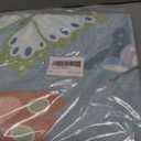 STARUIA Girls Rugs for Bedroom, 3x5 Washable Kids Rugs for Playroom, Non Slip Soft Kids Room Nursery Butterfly Rug, Non Shedding Baby Carpet for Daycare Castle Dorm Indoor Decor(Blue,3'x5')