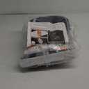 Magnetic Insulated Door Curtain Fits 32"x80" Doors - Thermal Door Cover for Winter with Clear Window, Window Insulation Kit & Doors Draft Stopper to Keep Cold Air Out for Front Doorway Home - Black