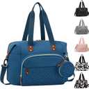 Diaper Bag Tote, Baby Bag Travel Diaper Tote Bag with Pacifier Case, Cute Maternity Hospital Baby Stylish Diaper Tote for Mom Dad Blue (Large)