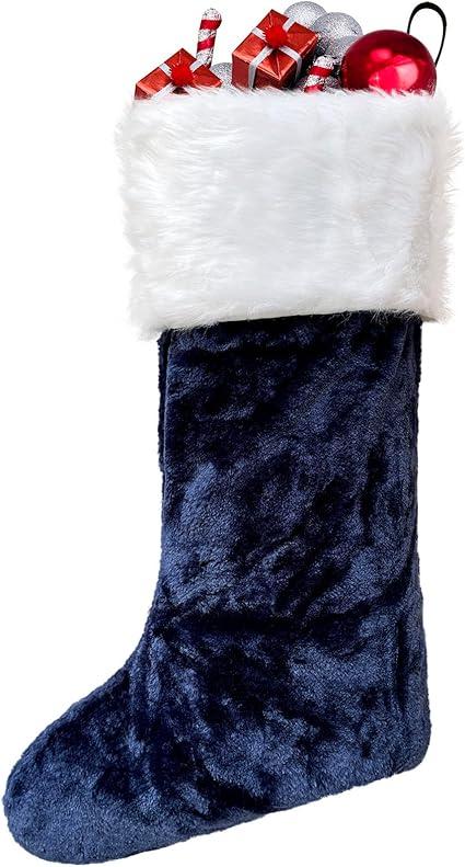 Large Christmas Stockings Personalized Christmas Stockings Christmas family stockings Fireplace Hanging Stockings for Christmas Decorations Holiday New Year Party Family Decor