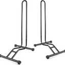 Revere Bike Stand Set of 2 Adjustable Bicycle Parking Rack for 2029 Inch Wheels, Fits Tires up to 2.6, Portable Powder-Coated Steel Bike Storage for Indoor & Outdoor Use