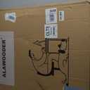 Folding Desk - 31.5" Wood Top Foldable Desk for Small Spaces | No Assembly Required Compact Desk for Home Office, Writing, and Study (Rustic Brown)