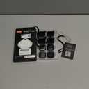 Air Tracker Tag for Android, Tags-4 Pack Luggage Tracker with 4 Case, Works via Google Find Hub App, Bluetooth Tracker Item Finder for Key, Backpack, Travel and Commute, 4 Pack, Black (NOT for iOS)