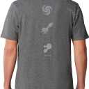 ALLZERO Men's Cotton T-Shirt Vintage Graphic Relaxed Fit Crew Neck Short Sleeve Tee (Gray, XXL)