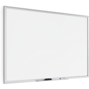 U Brands Magnetic Dry Erase Board White Board Value Set, 36" x 24" Inches, Silver Aluminum Frame Includes Marker and Magnet
