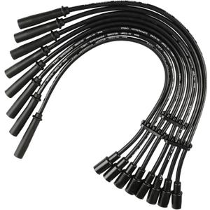 Set of 8 PCS Spark Plugs Wire Set 671-8173 CC3Z-12286-D WR-6136 Compatible with Ford 2010-2014 F150 2011-2021 F250 2011-2021 F350 2017-2019 E350 Super Duty V8 6.2L