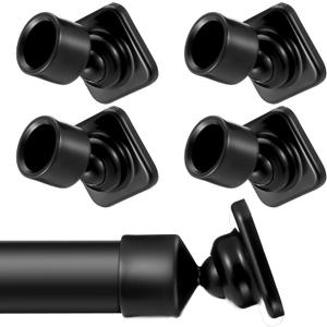 2 Sets Angled Shower Rod Mount for Sloped Walls Angled Wall Bracket for 25 mm Shower Bar Low Cost Solution