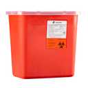 Dealmed Sharps Container, 2 Gallon Rotor Opening, Red (Pack of 1)