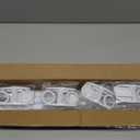 2Pack Spring Tension Curtain Rods for Windows 24-48Inch Adjustable Curtain Rods No Drilling White Tension Rod Expandable Pressure Spring Tension Rod for Closets