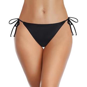 Zmart Women's String Tie Side Bikini Bottoms Cheeky Bathing Suit Bottom Low Waisted Swim Bottom, XXL