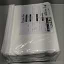 Carressa Linen 100% Egyptian Cotton Duvet Cover King Size - 600 Thread Count 1 PC Duvet Cover, Extra Long Staple Egyptian Cotton Quilt Cover, Soft, Breathable with Hidden Zipper Closure - Crisp White