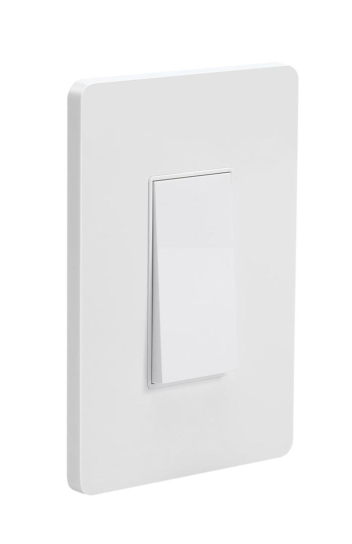No Neutral Smart Light Switch Single Push Buttons,Single Live Wire Push Button,Remote Control Compatible with Alexa and Google Home,1PC WiFi AP kit Included