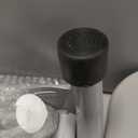 Drop Arm Bedside Commode, Commode with Padded Seat and Backrest, 500lbs Capacity, 5.81QT Removable Bucket, Adjustable Height Portable Toilet for Adults, Gray