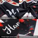 JOYKY Happy 33rd Birthday Banner, Red Black Party Decorations for Men Women, 33 Year Old Backdrop Dcor Supplies, 5.9 X 3.8 Fts