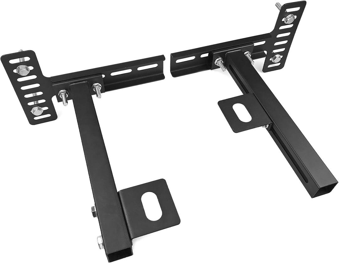 Adjustable Headboard Bracket Kit  2 Pack Heavy Duty Metal Brackets for Bed Frame, Easy Installation, Compatible with Adjustable/Platform/King/Queen Beds
