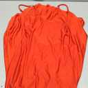 OYOANGLE Women's Backless Ruched Elegant Maxi Dress Spaghetti Strap Sleeveless Bodycon Evening Party Dresses (Red), XS