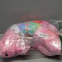 2 in 1 Baby Tummy Time Mat & Support Seated Pillow Infant Newborn Toys 0 1 2 3 4 5 6 Months Pink Caterpillar Sensory Developmental Playmat 0-6 3-6 12 Month Mirror Babies Girls Shower Easter Gifts