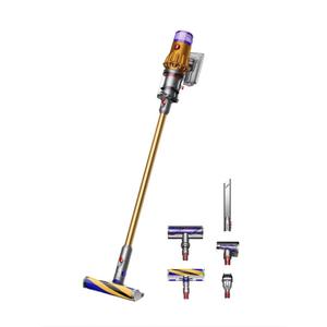 Dyson V12 Detect Slim Cordless Vacuum Stick Cleaner - Gold/Violet, HEPA Filter, Bagless, Up to 60 Min Runtime, Rotating Brushes, Battery Operated