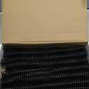 Rayson 3/4" Plastic Spiral Binding Coil, 160 Sheets Capacity, 4:1 Pitch 19mm Black Coil Binding Spines for Business and Educational Purposes, Pack of 50